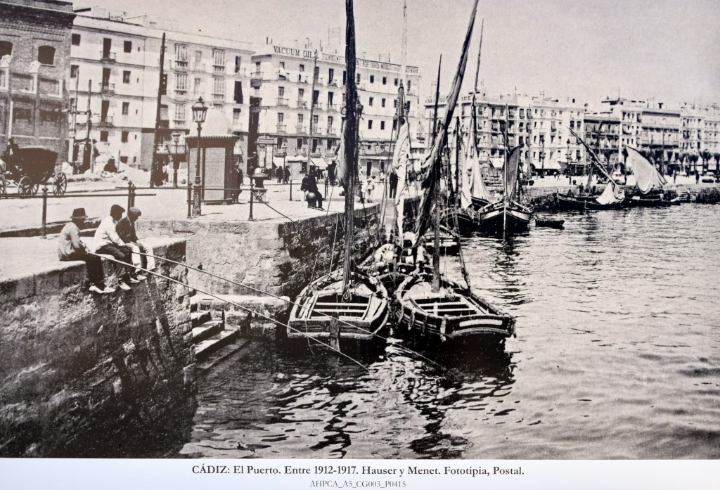 Foto: El Muelle. Año 1.912 - Cádiz (Andalucía), España