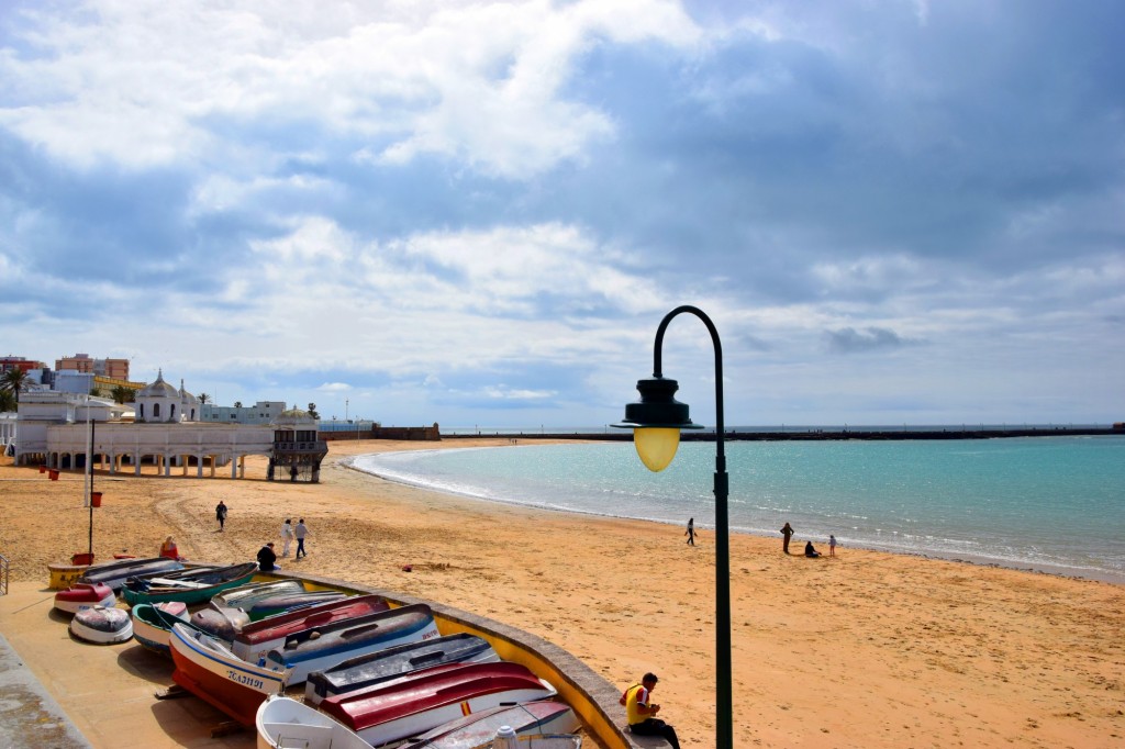 Foto: Las barquillas y el Balneario - Cádiz (Andalucía), España