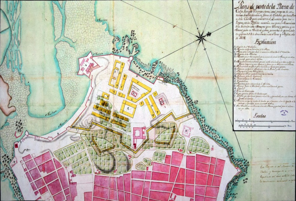 Foto: Plano Castillo Santa Catalina - Cádiz (Andalucía), España