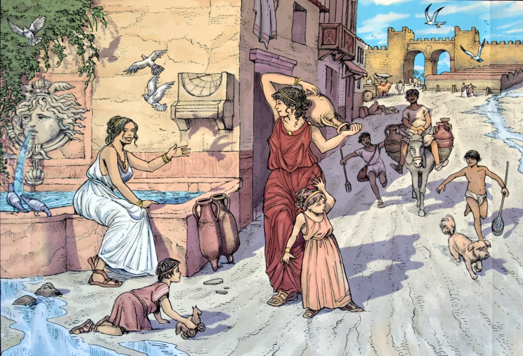 Foto: La distribución del agua por la ciudad - Cádiz (Andalucía), España