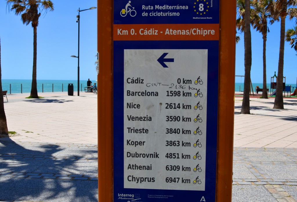 Foto: Ruta mediterránea de cicloturismo de Cádiz a Atenas-Chipre - Cádiz (Andalucía), España