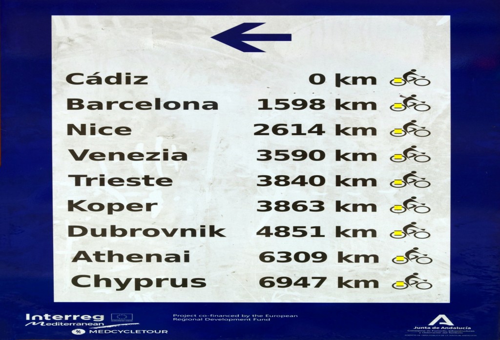 Foto: Ruta mediterránea de cicloturismo de Cádiz a Atenas-Chipre - Cádiz (Andalucía), España