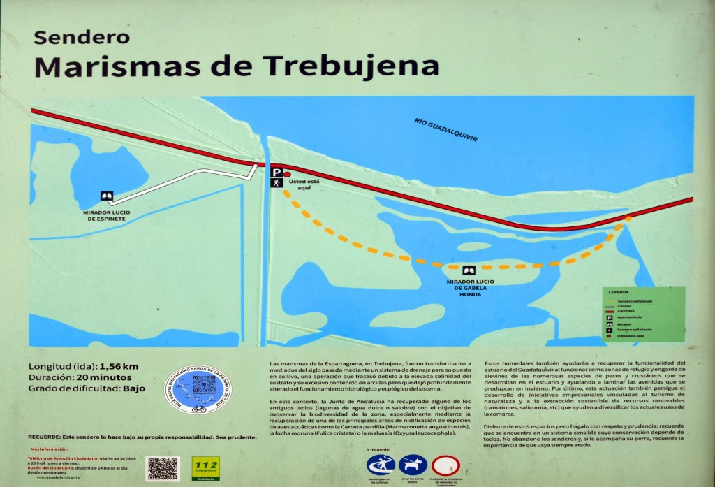 Foto: Leyenda del Sendero Las Marismas - Trebujena (Cádiz), España