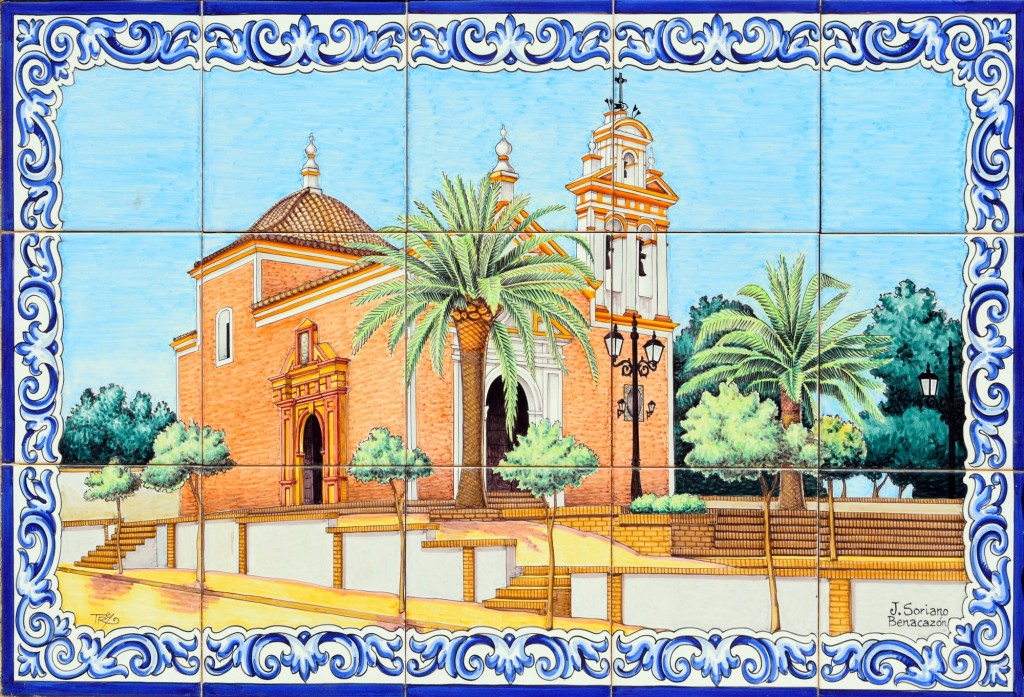 Foto: Cerámica de la Ermita la Divina Patora - Chucena (Huelva), España