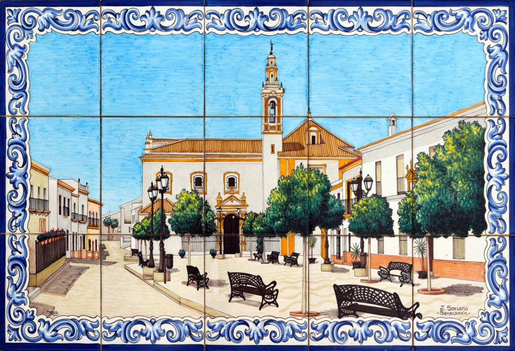 Foto: Cerámica de la Iglesia Ntra. Sra. de la Estrella - Chucena (Huelva), España