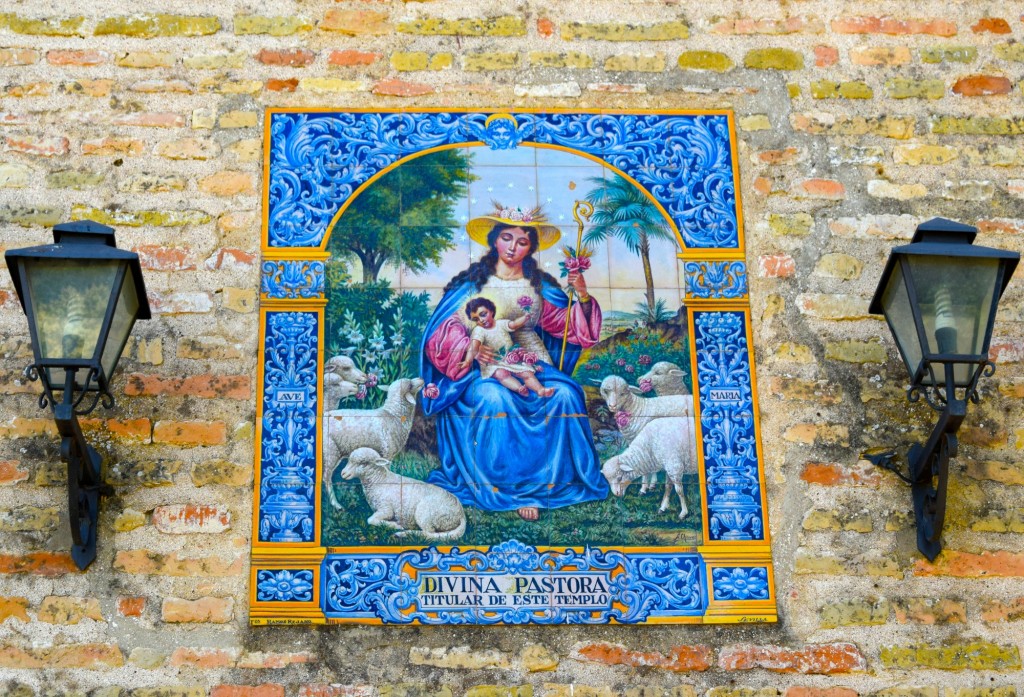 Foto: Divina Pastora Titular de este Templo - Chucena (Huelva), España