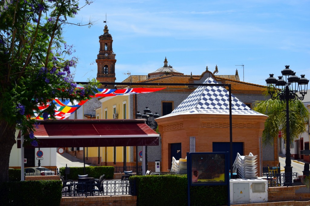 Foto: El Kiosco de la Plaza Andalucía - Manzanilla (Huelva), España
