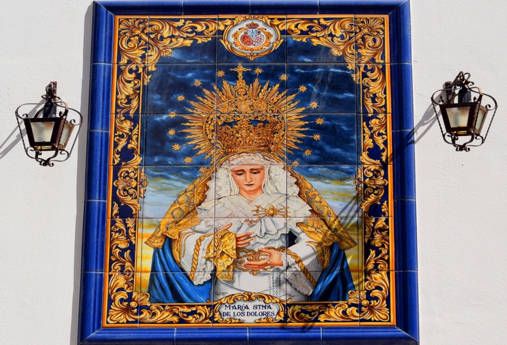 Foto: Cerámica de la Virgen Santísima de los Dolores - Escacena del Campo (Huelva), España
