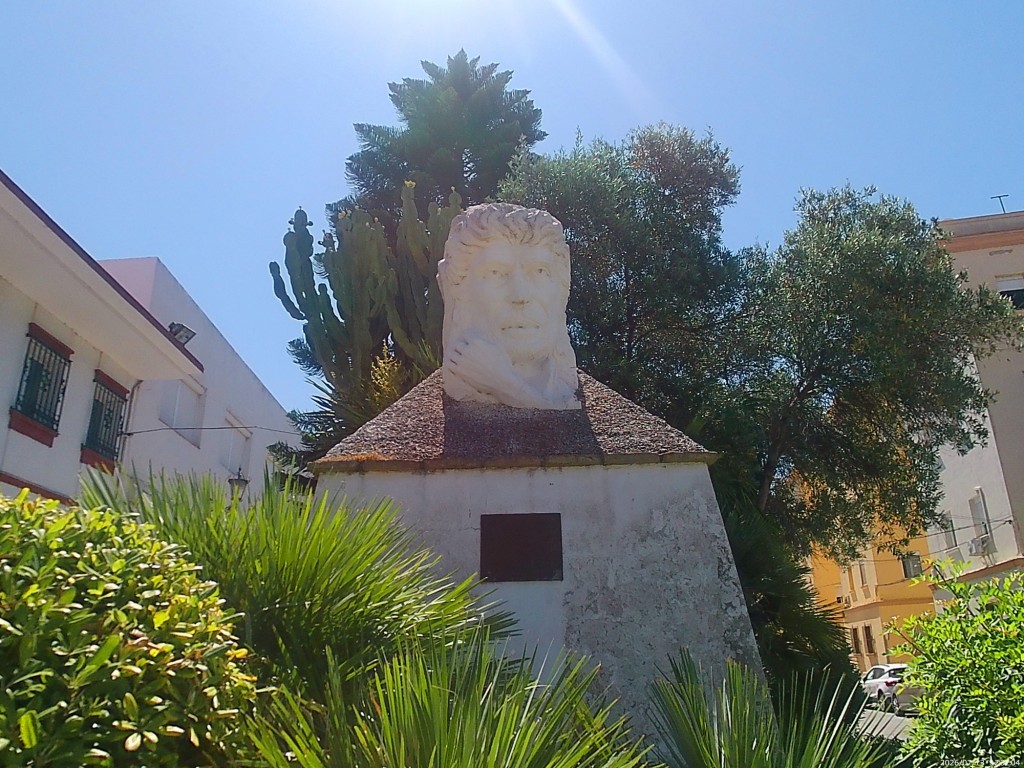 Foto: Busto de José Monge Cruz Camarón de la Isla - San Fernando (Cádiz), España