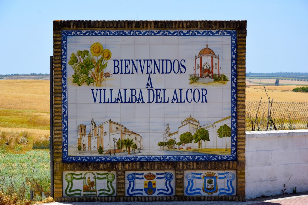 Foto: Bienvenidos a la localidad - Villalba del Alcor (Huelva), España