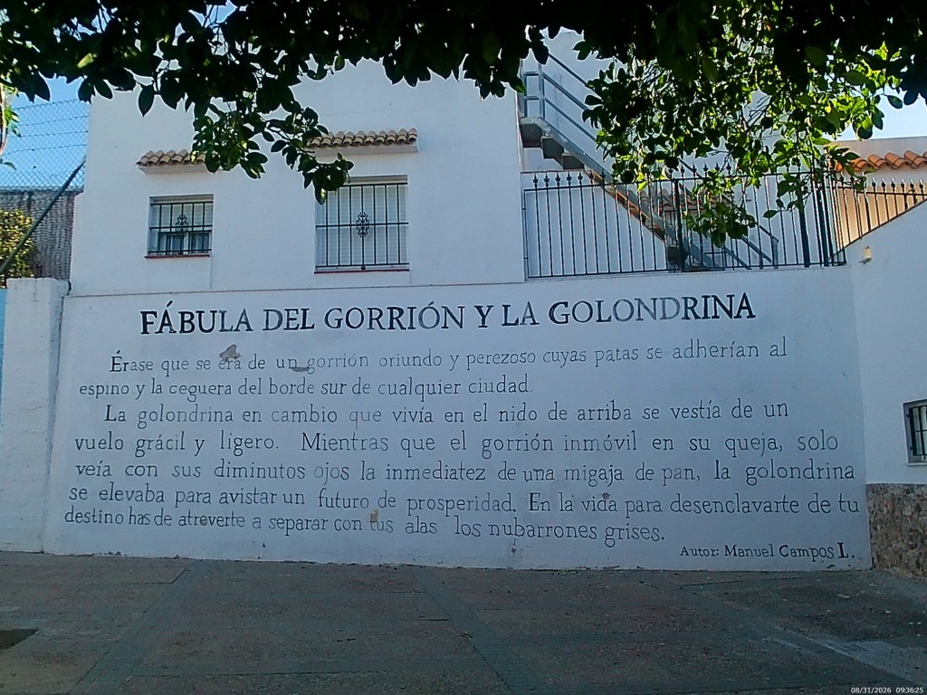 Foto: Fábula del gorrión y la golondrina - Jerez de la Frontera (Cádiz), España