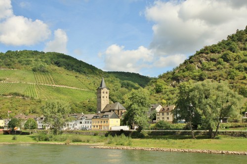 Foto: Vista del pueblo - Wellmich (Rhineland-Palatinate), Alemania