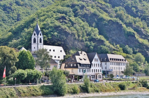 Foto: Vista del pueblo - Kamp-Bornhofen (Rhineland-Palatinate), Alemania