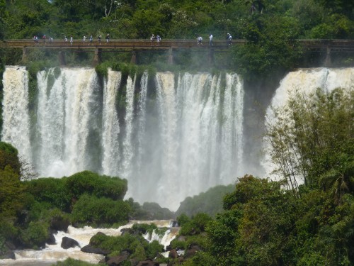 Foto: Saltos Mbiguá y Bernabé Méndez. - Iguazú (Misiones), Argentina