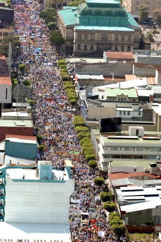 Foto: Huelga del TLC - San José, Costa Rica