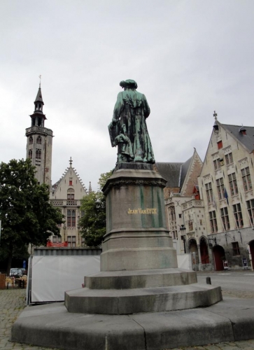 Foto: Jan van Eyckplein - Brugge (Flanders), Bélgica