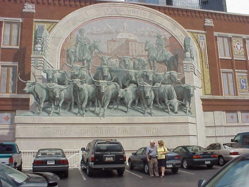 Foto: Mural en pared - Fort Worth (Texas), Estados Unidos