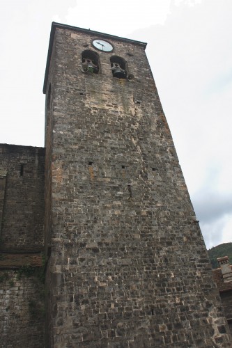 Foto: Campanario iglesia de San Pedro - Ansó (Huesca), España