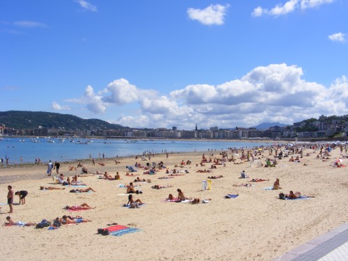 Foto: Playa de Ondarreta - Donostia (San Sebastián) (Gipuzkoa), España