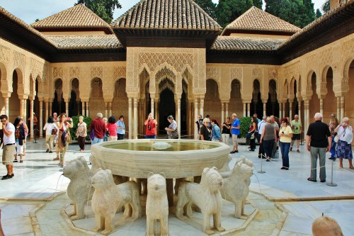 Foto: La Alhambra: patio de los Leones - Granada (Andalucía), España