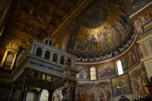 Foto: Santa María en Trastevere. - Roma, Italia