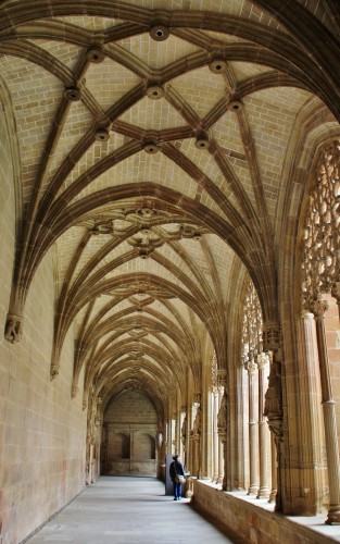 Foto: Claustro del monasterio de Santa María la Real - Nájera (La Rioja), España