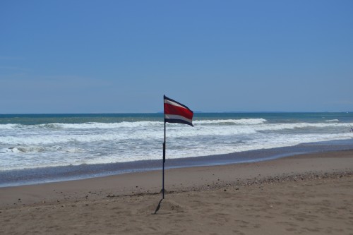 Foto: Bandera de Costa Rica - Jacob (Puntarenas), Costa Rica