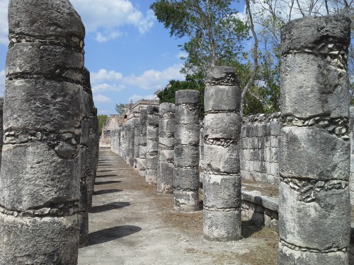 Foto: Columnata Norte - Chichén Itzá (Yucatán), México