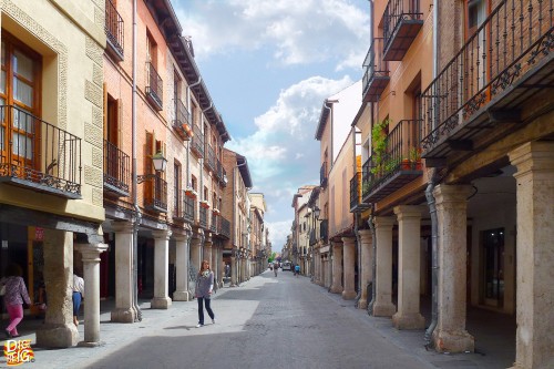 Foto: Calle Mayor - Alcalá de Henares (Madrid), España