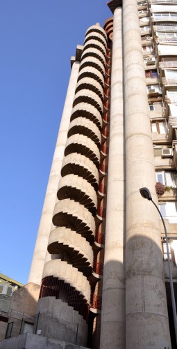Foto: Detalle escalera incendios - Torremolinos (Málaga), España