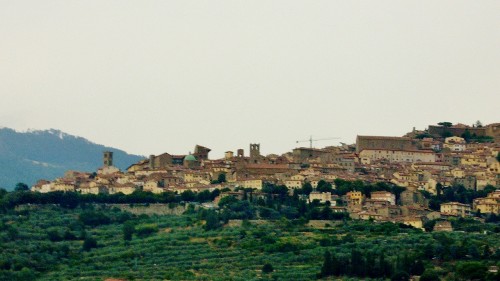 Foto: Vista del pueblo - Cortona (Tuscany), Italia