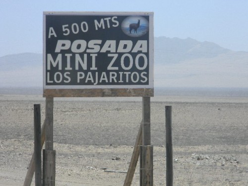 Foto: LETRERO - Ruta 5 Norte (Atacama), Chile