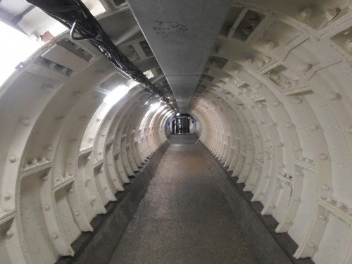 Foto: Tunel peatonal debajo del Tamesis - Londres (England), El Reino Unido