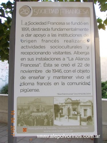 Foto: Sociedad Francesa - Pigue (Buenos Aires), Argentina