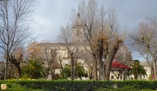 Foto: Catedral de Sta Mª del Prado desde los Jardines del Prado - Ciudad Real (Castilla La Mancha), España