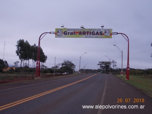 Foto: Acceso a General Artigas - General Artigas (Itapúa), Paraguay