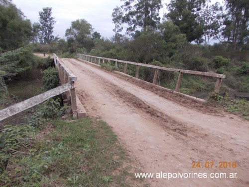Foto: Puente madera - La Verde (Chaco), Argentina
