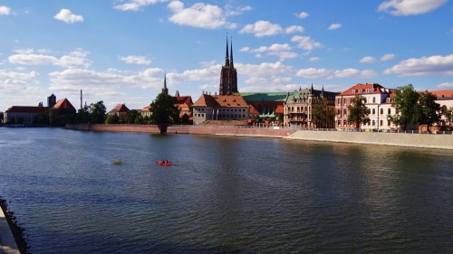 Foto: Río Oder - Wrocław (Lower Silesian Voivodeship), Polonia