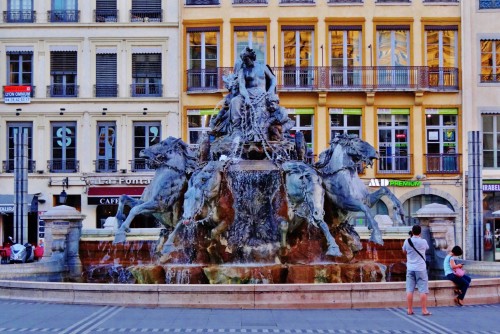 Foto: Fontaine Bartholdi - Lyon (Rhône-Alpes), Francia