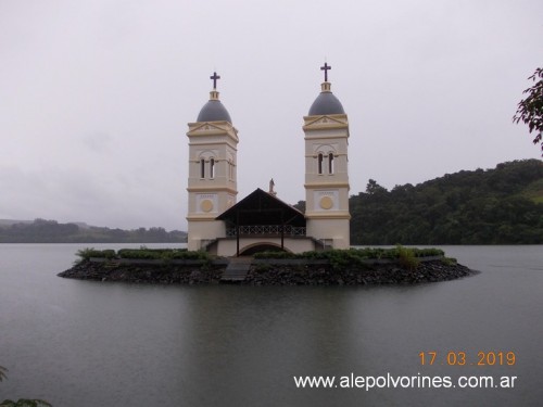 Foto: Iglesia sumergida de Itá - Ita (Santa Catarina), Brasil