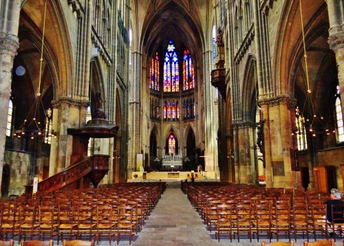 Foto: Cathédrale Saint-Étienne de Metz - Metz (Lorraine), Francia