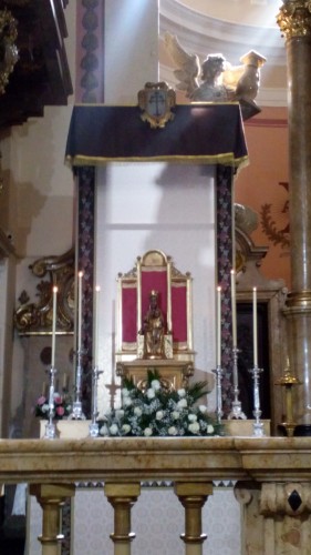 Foto: La Virgen de la Peña en la Colegiata del Santo sepulcro - Calatayud (Zaragoza), España