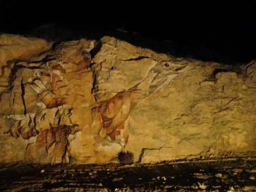 Foto: Vista nocturna del espectacular - Driebes (Castilla La Mancha), España