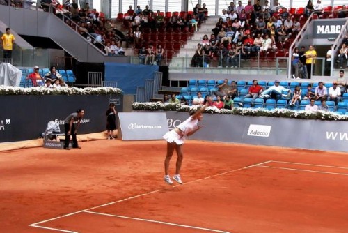Foto: Partido de tenis en la Caja Mágica - Madrid (Comunidad de Madrid), España