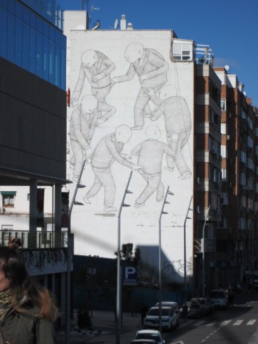 Foto: Mural en medianería - Madrid (Comunidad de Madrid), España
