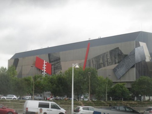 Foto: Fachada del estadio El Molinón - Gijón (Asturias), España