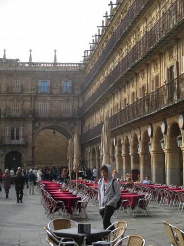 Foto: Terrazas en la Plaza Mayor - Salamanca (Castilla y León), España
