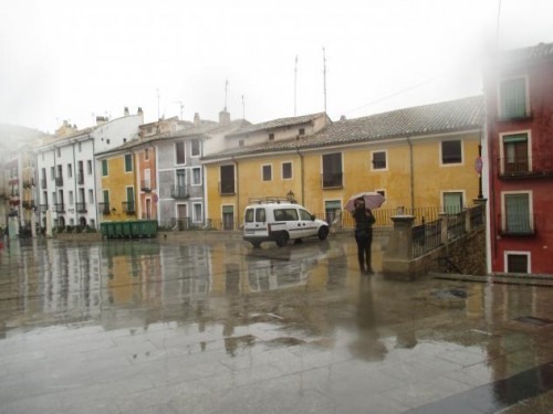 Foto: Plaza Mayor un dia lluvioso - Cuenca (Castilla La Mancha), España
