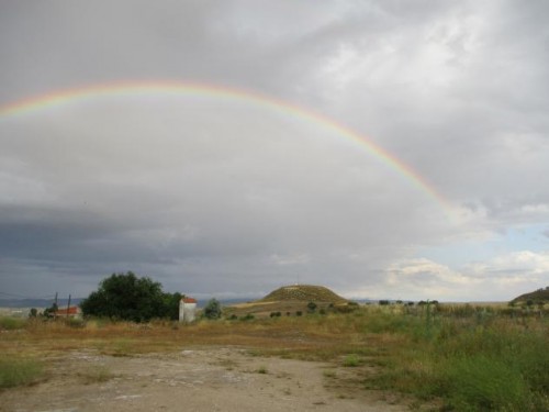 Foto: Tras la tormenta el arco iris - Mazuecos (Guadalajara), España
