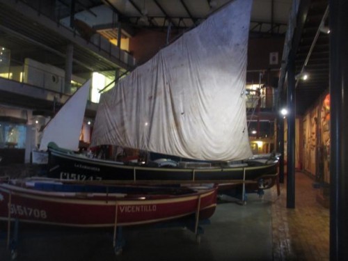 Foto: Embarcaciones expuestas en el Museo Marítimo - Luanco (Asturias), España